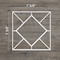 Ekena Millwork Extra Small Hudson Decorative Fretwork Wall Panels in Architectural PVC, 7 3/8"W x 7 3/8"H x 3/8"T WALP08X08HSN - alternate 5